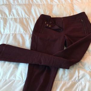 Burgundy tall pants from Loft!